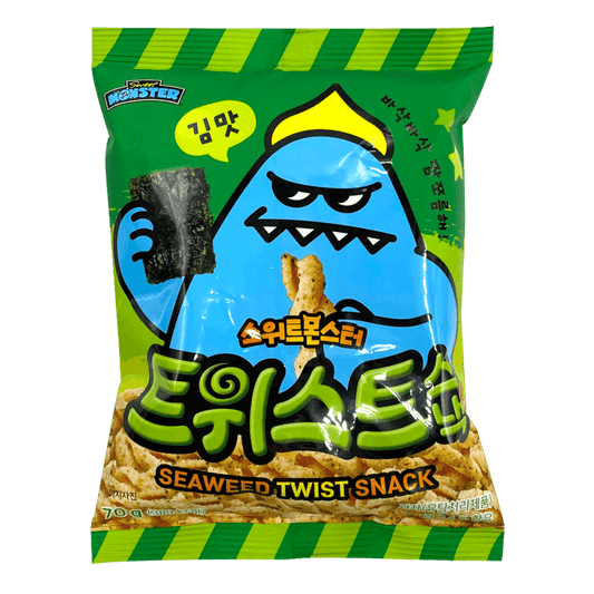 Sweet Monster Seaweed Twist Snack 70g