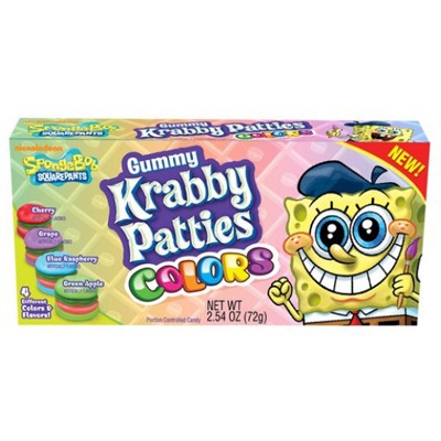 SpongeBob Squarepants Krabby Patties Colors 72g