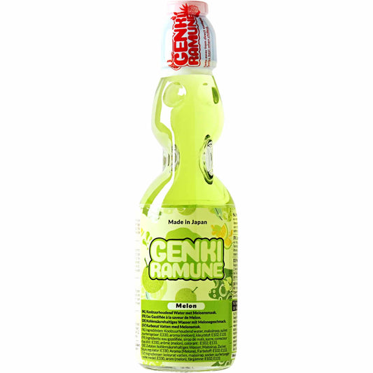 GENKI RAMUNE-Melon Drink 200ml