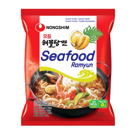 NONGSHIM-Noodle Seafood & Spicy Ramyun 125g