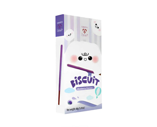 Tokimeki Biscuit Stick Blueberry 40g