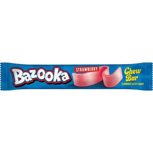 Bazooka Strawberry Chew Bar 14g