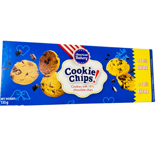 American Bakery Cookie Chips 135g