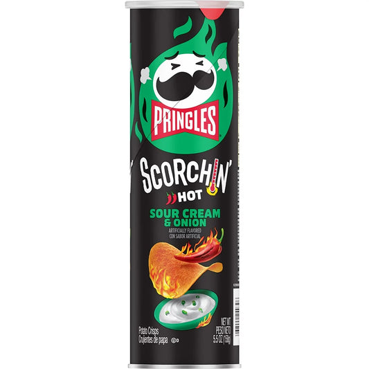 Pringles Scorchin Hot Sour Cream & Onion 158g (USA)