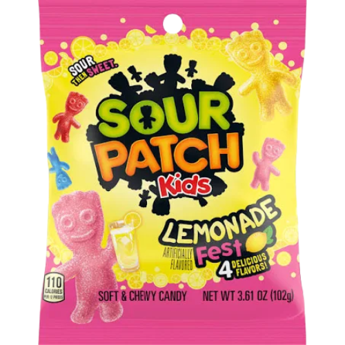 Sour Patch Kids Lemonade Fest 102g (12x102g)