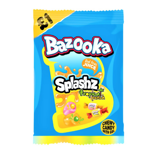 Bazooka Splashz Tropical Punch 120g [UK]