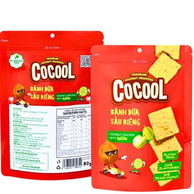 COCOOL Durian Coconut Cracker 80g VN